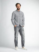 All Over Print Shirt - Midnight Navy