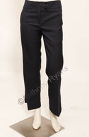 Pinstripe School Trouser - Wine
