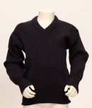 Plain Wool Mix Jumper - Black