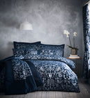 Oak Tree Duvet Cover Set Midnight Blue - Double
