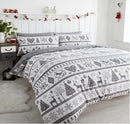 Noel Duvet Cover Set - Grey