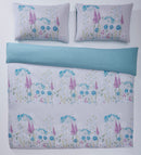 Pasture Duvet Cover Set - Aqua