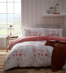 Pasture Duvet Cover Set - Coral