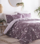 Yasmina Duvet Cover Set Plum