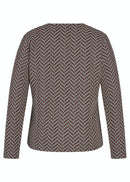 Lovely Zigzag Pattern Twinset - Granit