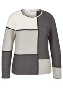 Long Sleeve Round Neck Jumper - Granit