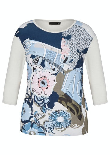 3/4 Sleeve T-Shirt - Pearl