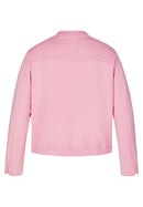 Cuba Zipped Flap Pockets Jacket - Raspberry