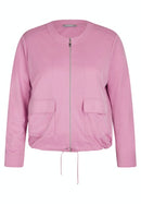 Portofino Collarless Jacket - Crocus