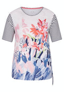 Sevilla Round Neck T-shirt - Azalea