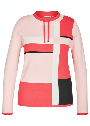 Basics Round Neck Jumper - Coral