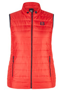 Verona Quilted Gilet - Poppy