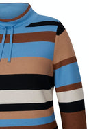 San Jose Round Neck Stripe Jumper - Powder Blue
