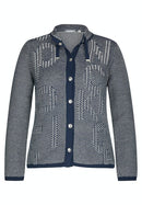 Las Vegas Button Jacket - Night Blue