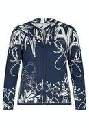 Las Vegas Zip Cardigan - Night Blue