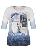 Nos Round Neck Jumper - Night Blue