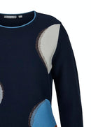 Elements Pattern Round Neck - Marine