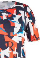 Verona Short Sleeve Print T-Shirt - Marine