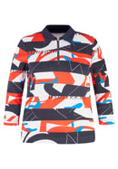 Verona Striped Collar T-Shirt - Marine