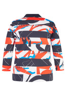 Verona Striped Collar T-Shirt - Marine