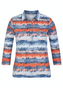 Elements 3/4 Sleeve Polo - Jeans Blue