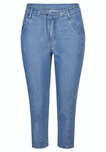 Portofino Crop Trouser - Jeans Blue