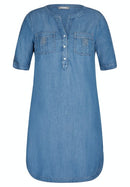 Portofino Denim Dress - Jeans Blue