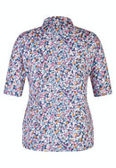 Cuba Short Sleeve Print T-Shirt - Jeans Blue