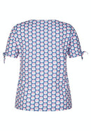 Cuba Short Sleeve Print T-Shirt - Jeans Blue