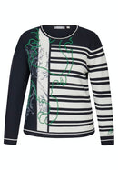 Harvard Round Neck Jumper - Dark Blue