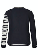 Harvard Round Neck Jumper - Dark Blue