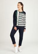 Harvard Round Neck Jumper - Dark Blue