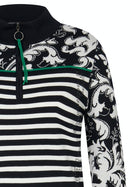 Harvard Zip Jumper - Dark Blue