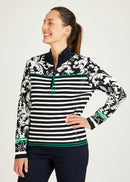 Harvard Zip Jumper - Dark Blue