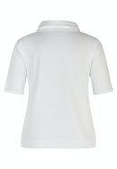 Cuba Drawstring Neck T-Shirt - White