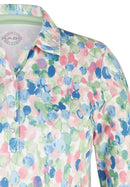Positano Print Collar T-Shirt - Jade Green
