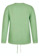 Positano Zip Jumper - Jade Green