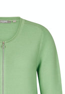 Positano Zip Jumper - Jade Green
