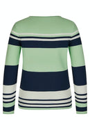 Positano Round Neck Jumper - Jade Green