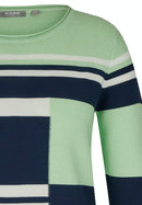 Positano Round Neck Jumper - Jade Green