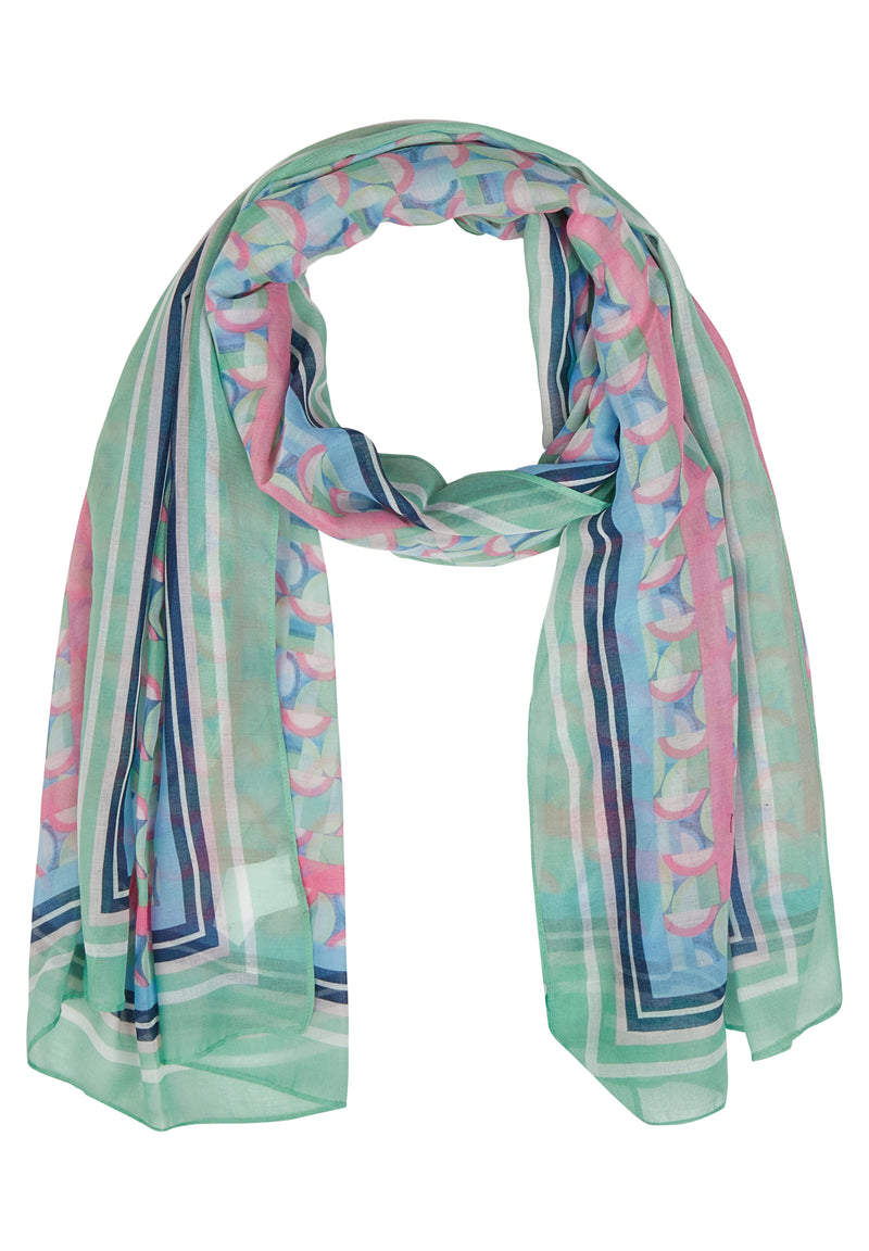 Positano Scarf - Jade Green