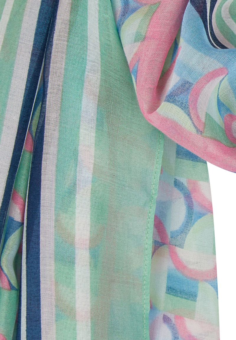 Positano Scarf - Jade Green