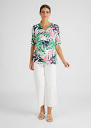 Tobago Short Sleeve Print T-Shirt - Apple