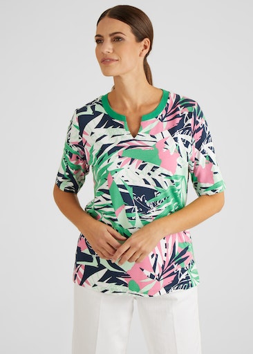 Tobago Short Sleeve Print T-Shirt - Apple
