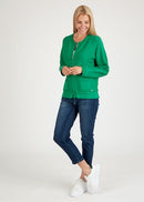 San Jose Zip Cardigan - Golf