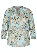 Houston 3/4 Sleeve Blouse - Thyme