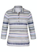 Elements 3/4 Sleeve Polo - Khaki