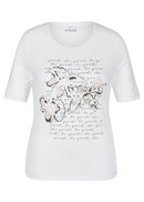 Short Sleeve Round Neck T-shirt - Natural