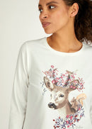 Vancouver 3/4 Sleeve T-Shirt - Natural