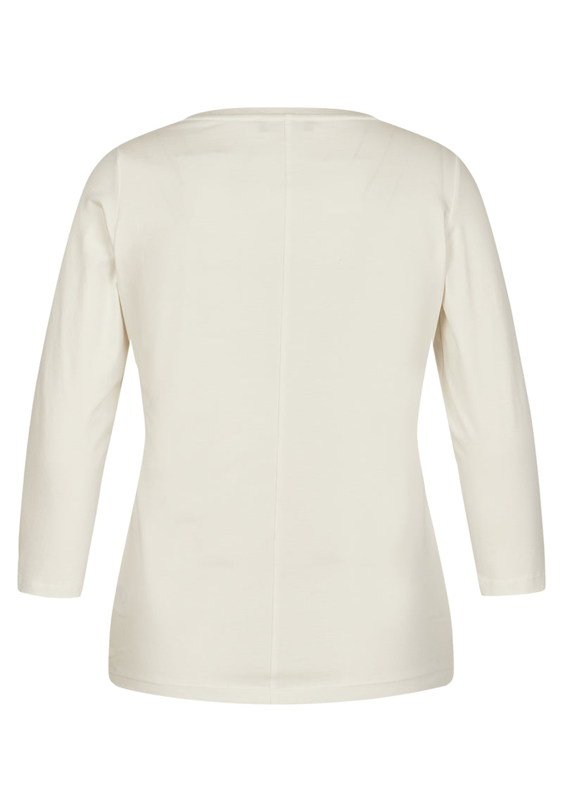 Positano Front Print T-Shirt - Natural